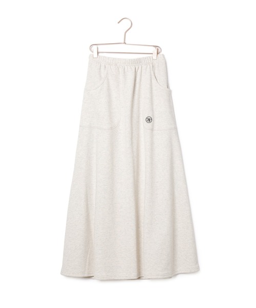 ROPE' PICNIC（ロペピクニック）の「セットアップ対応/ミニ裏毛ワンポイント刺繍入りスカート（スカート・レディース・チャコールグレー/グレー系その他/キナリ・38）」の5枚目の写真