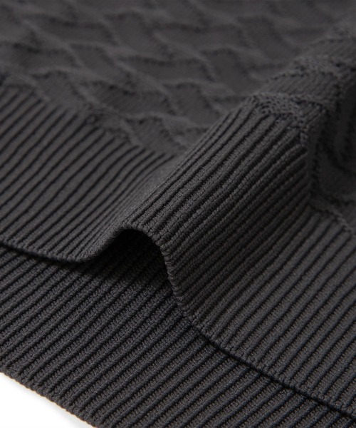  j.n.r.d（ジェー・エヌ・アール・ディー）の「j.n.r.d/ジャガードニットTシャツ（Tシャツ/カットソー・メンズ・ライトグリーン/キナリ/チャコールグレー・L/LL/M）」の16枚目の写真