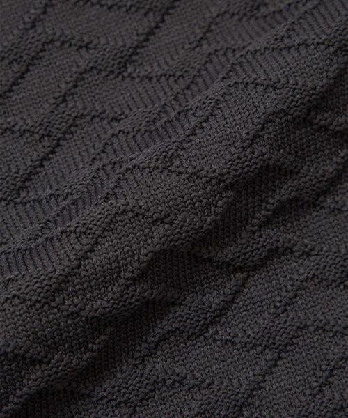  j.n.r.d（ジェー・エヌ・アール・ディー）の「j.n.r.d/ジャガードニットTシャツ（Tシャツ/カットソー・メンズ・ライトグリーン/キナリ/チャコールグレー・L/LL/M）」の17枚目の写真