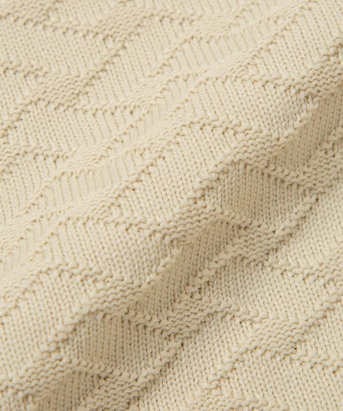  j.n.r.d（ジェー・エヌ・アール・ディー）の「j.n.r.d/ジャガードニットTシャツ（Tシャツ/カットソー・メンズ・ライトグリーン/キナリ/チャコールグレー・L/LL/M）」の18枚目の写真