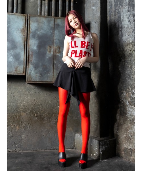 DURAS(デュラス)の「Logo knit tank(タンクトップ・レディース・ホワイト/グリーン/レッド・FREE)」の17枚目の写真