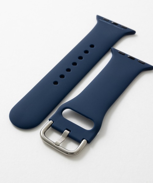 emonique(エモニーク)の「シリコン製 Apple Watch バンド スマートウォッチバンド【38/40/41/42/44/45/49mm対応】(デジタル腕時計・メンズ・フューシャピンク/イエロー/ピンク/ネイビー/ブラック/ホワイト/ダークパープル/ライトグレー/ダークグレー/ミント/フレッシュイエロー/レモンイエロー・42/38)」の15枚目の写真