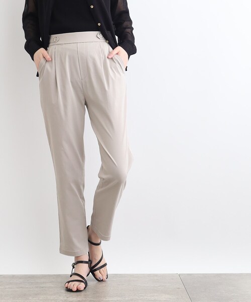 grove（グローブ）の「◆＜接触冷感・多サイズ＞サマーハイパーストレッチテーパードパンツ（その他パンツ・レディース・ネイビー/ベージュ/ブラック系1/カーキ/ブラック/ライトグレー系7・03/02/00/01/04/05）」の17枚目の写真