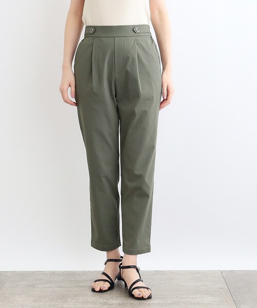 grove（グローブ）の「◆＜接触冷感・多サイズ＞サマーハイパーストレッチテーパードパンツ（その他パンツ・レディース・ネイビー/ベージュ/ブラック系1/カーキ/ブラック/ライトグレー系7・03/02/00/01/04/05）」の15枚目の写真