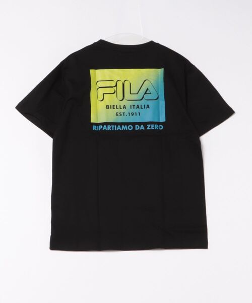 FILA(フィラ)の「FILA フィラ ブランド ロゴ バックプリント 綿 半袖 Tシャツ ティーシャツ(Tシャツ/カットソー・メンズ・ホワイト系2/ホワイト系1/ブラック系1/ブルー系1/ブラック系2/ベージュ系2/ベージュ系1/ネイビー系2/ネイビー系1・L/M/LL)」の12枚目の写真