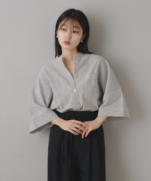 Kastane - コットンブラウス Kastane ブラウス シャツ 「セットアップ対応」コットンレース