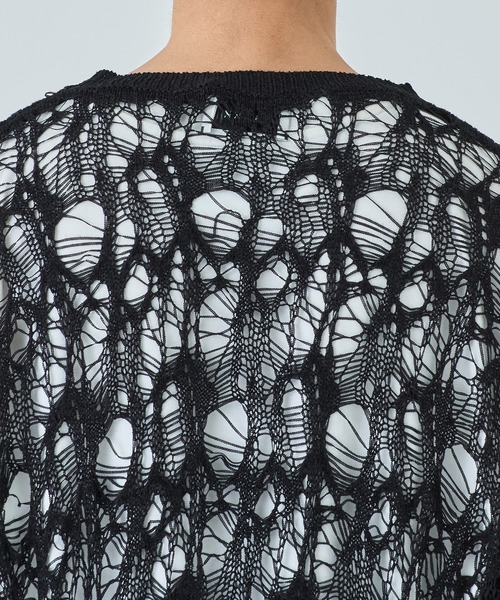TAAKK/ターク】MESH KNIT PULLOVER（ニット/セーター）｜TAAKK