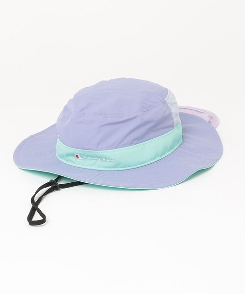 Champion（チャンピオン）の「champion / kids ｻﾝｼｰﾙﾄﾞｱﾄﾞﾍﾞﾝﾁｬｰ / 151-0033（ハット・キッズ・サックスブルー/ブラック/ピンク/パープル/ネイビー・ONESIZE）」の4枚目の写真