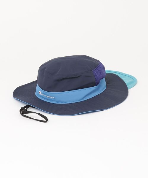 Champion（チャンピオン）の「champion / kids ｻﾝｼｰﾙﾄﾞｱﾄﾞﾍﾞﾝﾁｬｰ / 151-0033（ハット・キッズ・サックスブルー/ブラック/ピンク/パープル/ネイビー・ONESIZE）」の2枚目の写真