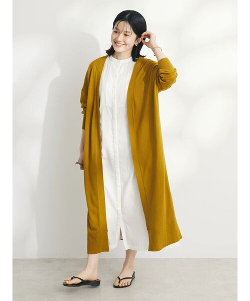 CRAFT STANDARD BOUTIQUE（クラフトスタンダードブティック）の「インド綿混レース使いワンピース（ワンピース・レディース・オフホワイト/ダークネイビー・FREE）」の22枚目の写真