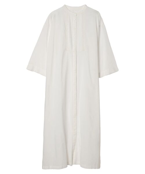 CRAFT STANDARD BOUTIQUE（クラフトスタンダードブティック）の「インド綿混レース使いワンピース（ワンピース・レディース・オフホワイト/ダークネイビー・FREE）」の10枚目の写真