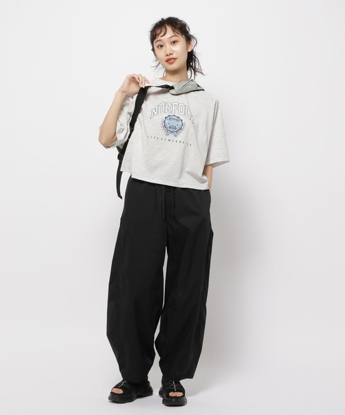 niko and...（ニコアンド）の「ドライチルイージー３Dパンツ（その他パンツ・レディース・ブルー/イエロー/カーキ/ブラック/ピンク・FREE）」の12枚目の写真