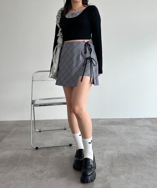 apres jour mignon(アプレジュールミニョン)の「アソートリブトップス【ZOZOTOWN限定アイテム】(Tシャツ/カットソー・レディース・ブルー/ブラック/アイボリー/ネイビー/レッド・X-LARGE/フリー)」の19枚目の写真