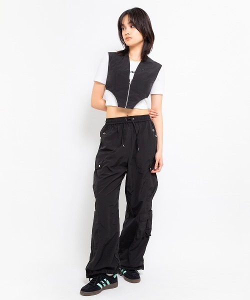 ANNA SUI NYC スポーツワッシャー マルチポケット ワイドパンツ 【SP】