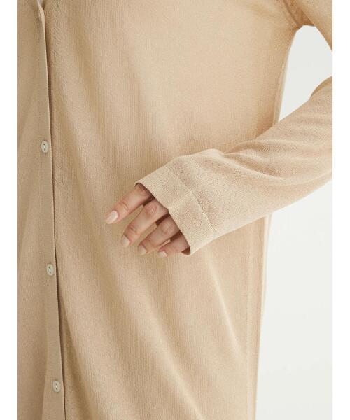 Green　Parks（グリーンパークス）の「推しニット　ロング丈カーディガン（カーディガン/ボレロ・レディース・ブラック/ベージュ/杢グレー・FREE）」の11枚目の写真