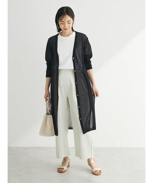 Green　Parks（グリーンパークス）の「推しニット　ロング丈カーディガン（カーディガン/ボレロ・レディース・ブラック/ベージュ/杢グレー・FREE）」の13枚目の写真