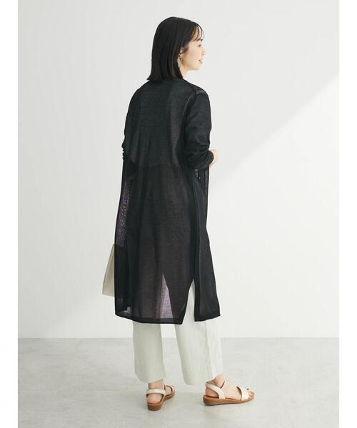 Green　Parks（グリーンパークス）の「推しニット　ロング丈カーディガン（カーディガン/ボレロ・レディース・ブラック/ベージュ/杢グレー・FREE）」の15枚目の写真