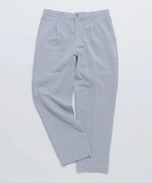 SHIPS Colors(シップス カラーズ)の「SHIPS Colors:〈洗濯機可能〉カットサッカー アンクルカット パンツ◇(その他パンツ・メンズ・ネイビー/ブルー/グレー・MEDIUM/LARGE/X-LARGE)」の9枚目の写真