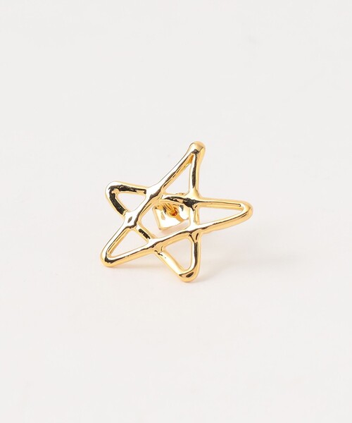 BEAUTY&YOUTH UNITED ARROWS（ビューティーアンドユースユナイテッドアローズ）の「ハンドライティング スター ピアス（ピアス（両耳用）・レディース・シルバー/ゴールド・FREE）」の3枚目の写真