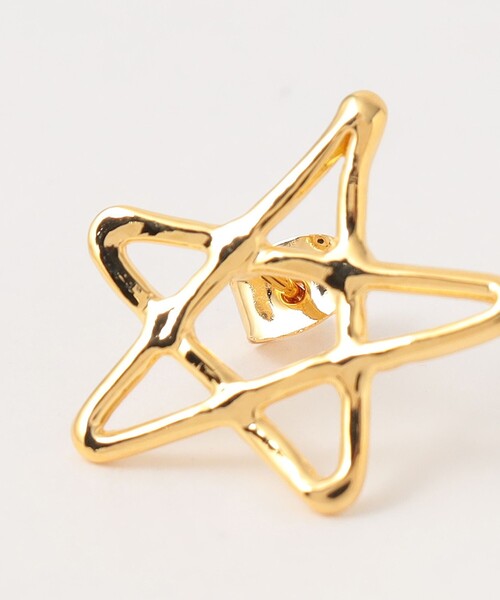 BEAUTY&YOUTH UNITED ARROWS（ビューティーアンドユースユナイテッドアローズ）の「ハンドライティング スター ピアス（ピアス（両耳用）・レディース・シルバー/ゴールド・FREE）」の6枚目の写真