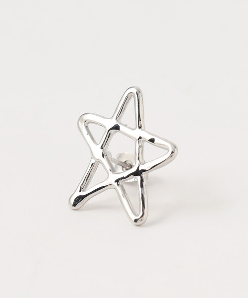 BEAUTY&YOUTH UNITED ARROWS（ビューティーアンドユースユナイテッドアローズ）の「ハンドライティング スター ピアス（ピアス（両耳用）・レディース・シルバー/ゴールド・FREE）」の7枚目の写真
