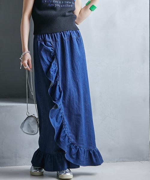 GEVS.（ジェイヴィス）の「1人で着られる綿100％2WAYデニム浴衣