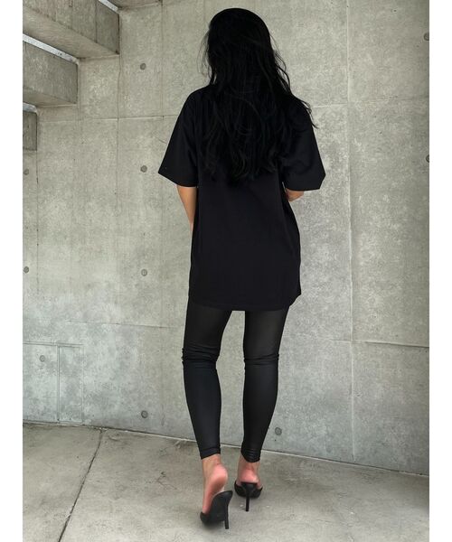 GYDA(ジェイダ)の「【WEB限定】Symmetry GYDA BIG Tシャツ(Tシャツ/カットソー・レディース・オフホワイト/ブラック・FREE)」の7枚目の写真