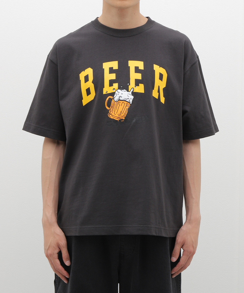 B.C STOCK（ベーセーストック）の「ラブビアTシャツ（Tシャツ/カットソー・メンズ・ホワイト/ブラック系その他・MEDIUM/LARGE）」の4枚目の写真