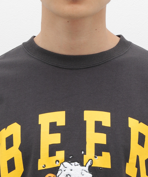 B.C STOCK（ベーセーストック）の「ラブビアTシャツ（Tシャツ/カットソー・メンズ・ホワイト/ブラック系その他・MEDIUM/LARGE）」の7枚目の写真