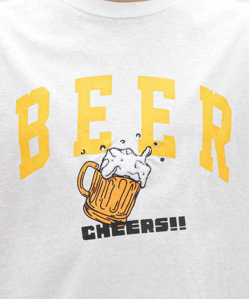 B.C STOCK（ベーセーストック）の「ラブビアTシャツ（Tシャツ/カットソー・メンズ・ホワイト/ブラック系その他・MEDIUM/LARGE）」の13枚目の写真