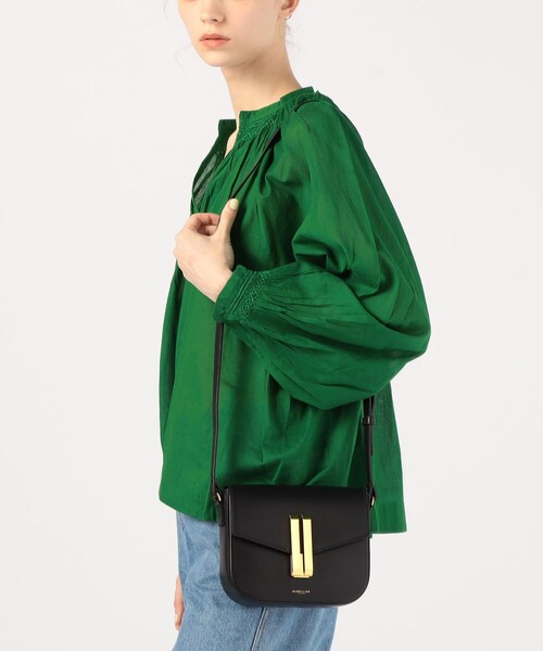 DEMELLIER LONDON（デメリエーロンドン）の「DEMELLIER SMALL VANCOUVER ショルダーバッグ（ショルダーバッグ・レディース・ブラック・FREE）」の13枚目の写真