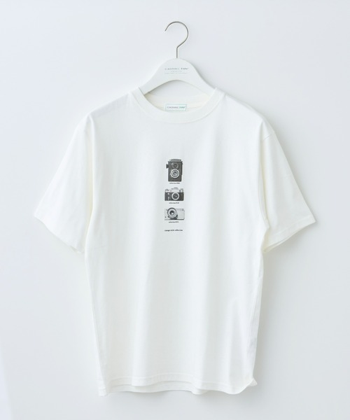 CIAOPANIC TYPY（チャオパニックティピー）の「【UNISEX】カメラフォトTee（Tシャツ/カットソー・メンズ・ホワイト/ブラック/カーキ・MEDIUM/LARGE）」の13枚目の写真