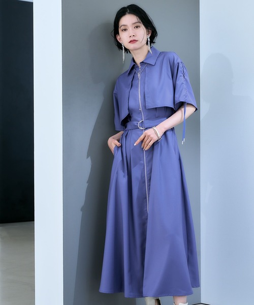 HARE（ハレ）の「レースアップジップワンピース(HARE