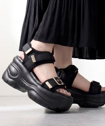 LOVEHUNTER/+9cm 軽量厚底 スタイルアップソール スポーツサンダル(1680/1681)