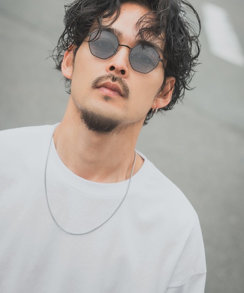 SIDEWAY STANCE（サイドウェイスタンス）の「【SIDEWAY STANCE】オクタゴンサングラス（サングラス・メンズ・ゴールド/シルバー/ゴールド系/ブラック・FREE）」の5枚目の写真