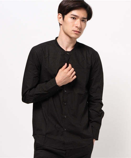 WHO'S WHO gallery(フーズフーギャラリー)の「【GIGGER】リブシャツ(シャツ/ブラウス・メンズ・ホワイト/ブラック・LARGE/MEDIUM)」の2枚目の写真