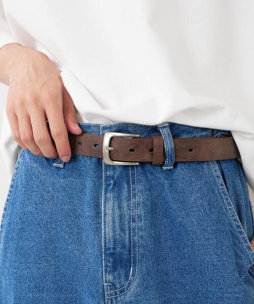 WEGO（ウィゴー）の「WEGO/ヴィンテージベルト（ベルト・メンズ・ブラウン/ブラック・FREE）」の5枚目の写真