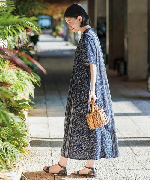 Sunny clouds（サニークラウズ）の「サニークラウズ　畳んでバンダナワンピース〈レディース〉（ワンピース・レディース・ネイビー・X-LARGE/LARGE/MEDIUM/XX-LARGE/NM）」の4枚目の写真