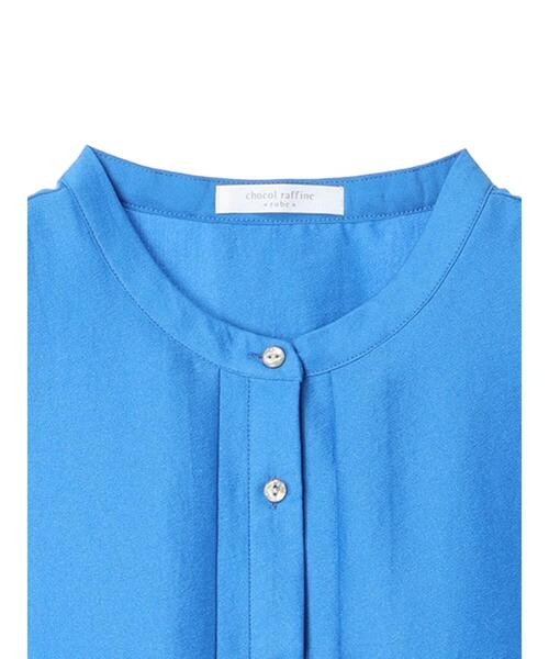 Green　Parks（グリーンパークス）の「レイヤードノースリーブブラウス（シャツ/ブラウス・レディース・ブラック/オフホワイト/ブルー/ライトグレー・FREE）」の18枚目の写真