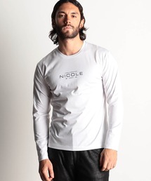 HIDEAWAYS NICOLE | 激シルケットロゴプリント長袖Tシャツ(Tシャツ/カットソー)