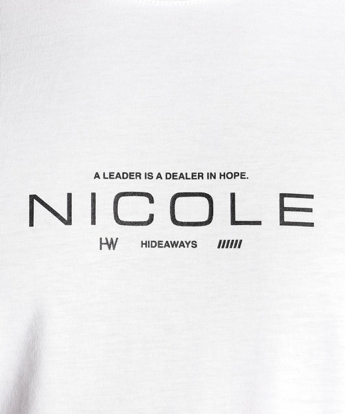 HIDEAWAYS NICOLE(ハイダウェイニコル)の「激シルケットロゴプリント長袖Tシャツ(Tシャツ/カットソー・メンズ・ブラック系その他/ホワイト/ホワイト系その他/ブラック・MEDIUM/XX-LARGE/X-LARGE/LARGE)」の21枚目の写真