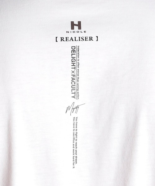 HIDEAWAYS NICOLE(ハイダウェイニコル)の「激シルケットロゴプリント長袖Tシャツ(Tシャツ/カットソー・メンズ・ブラック系その他/ホワイト/ホワイト系その他/ブラック・MEDIUM/XX-LARGE/X-LARGE/LARGE)」の22枚目の写真