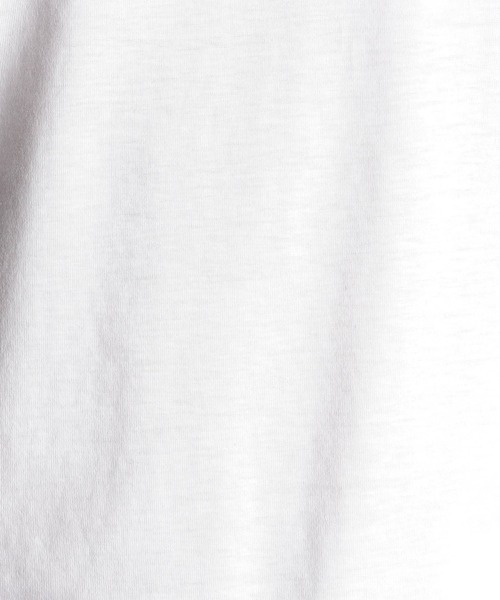 HIDEAWAYS NICOLE(ハイダウェイニコル)の「激シルケットロゴプリント長袖Tシャツ(Tシャツ/カットソー・メンズ・ブラック系その他/ホワイト/ホワイト系その他/ブラック・MEDIUM/XX-LARGE/X-LARGE/LARGE)」の9枚目の写真