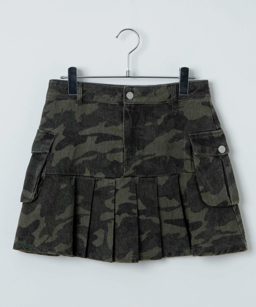 Figments(フィグメンツ)の「カーゴプリーツヘムツイルスカート(スカート・レディース・カーキ/ブラック/その他1・SMALL/MEDIUM)」の14枚目の写真