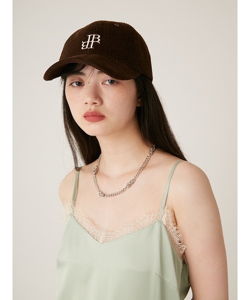 LILY BROWN（リリーブラウン）の「LBロゴ刺繍キャップ（キャップ・レディース・ブラック/ブラウン/ブルー・FREE）」の8枚目の写真