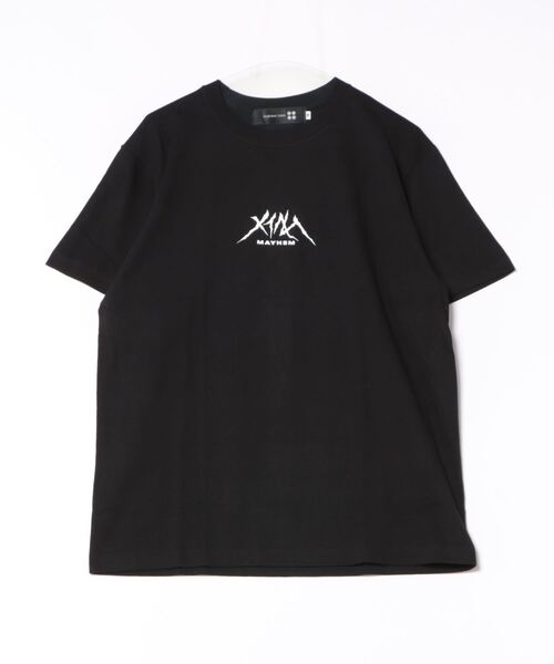 SAMURAI CORE(サムライコア)の「《SAMURAI CORE x MAYHEM》Graphic Design T(Tシャツ/カットソー・メンズ・ブラック/ホワイト・LARGE/MEDIUM)」の1枚目の写真