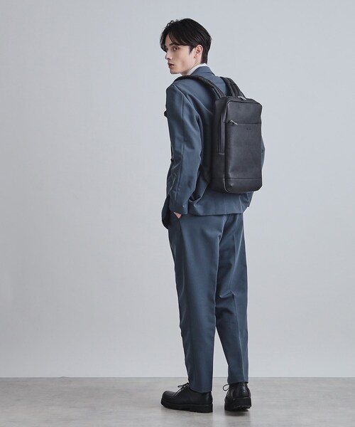 tk.TAKEO KIKUCHI(ティーケータケオキクチ)の「サフィアーノオンバックパック(バックパック/リュック・メンズ・ブルー系その他/ブラック/ベージュ・00)」の11枚目の写真