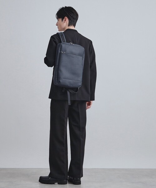 tk.TAKEO KIKUCHI(ティーケータケオキクチ)の「サフィアーノオンバックパック(バックパック/リュック・メンズ・ブルー系その他/ブラック/ベージュ・00)」の13枚目の写真