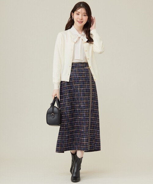 ANY SIS（エニィスィス）の「【前後着用可能】シアー2WAYボウタイ プルオーバー（シャツ/ブラウス・レディース・アイボリー系/ブラック系・2）」の13枚目の写真