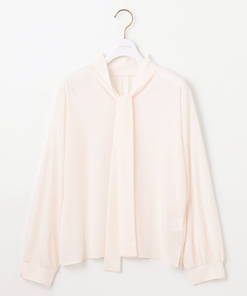 ANY SIS（エニィスィス）の「【前後着用可能】シアー2WAYボウタイ プルオーバー（シャツ/ブラウス・レディース・アイボリー系/ブラック系・2）」の12枚目の写真